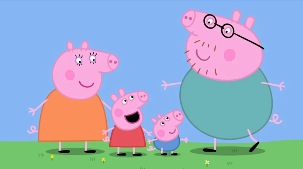 peppa pig family
